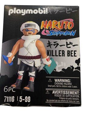 Playmobil Naruto Shippuden Killer Bee Figure 71116 Naruto toy Killer Bee figure
